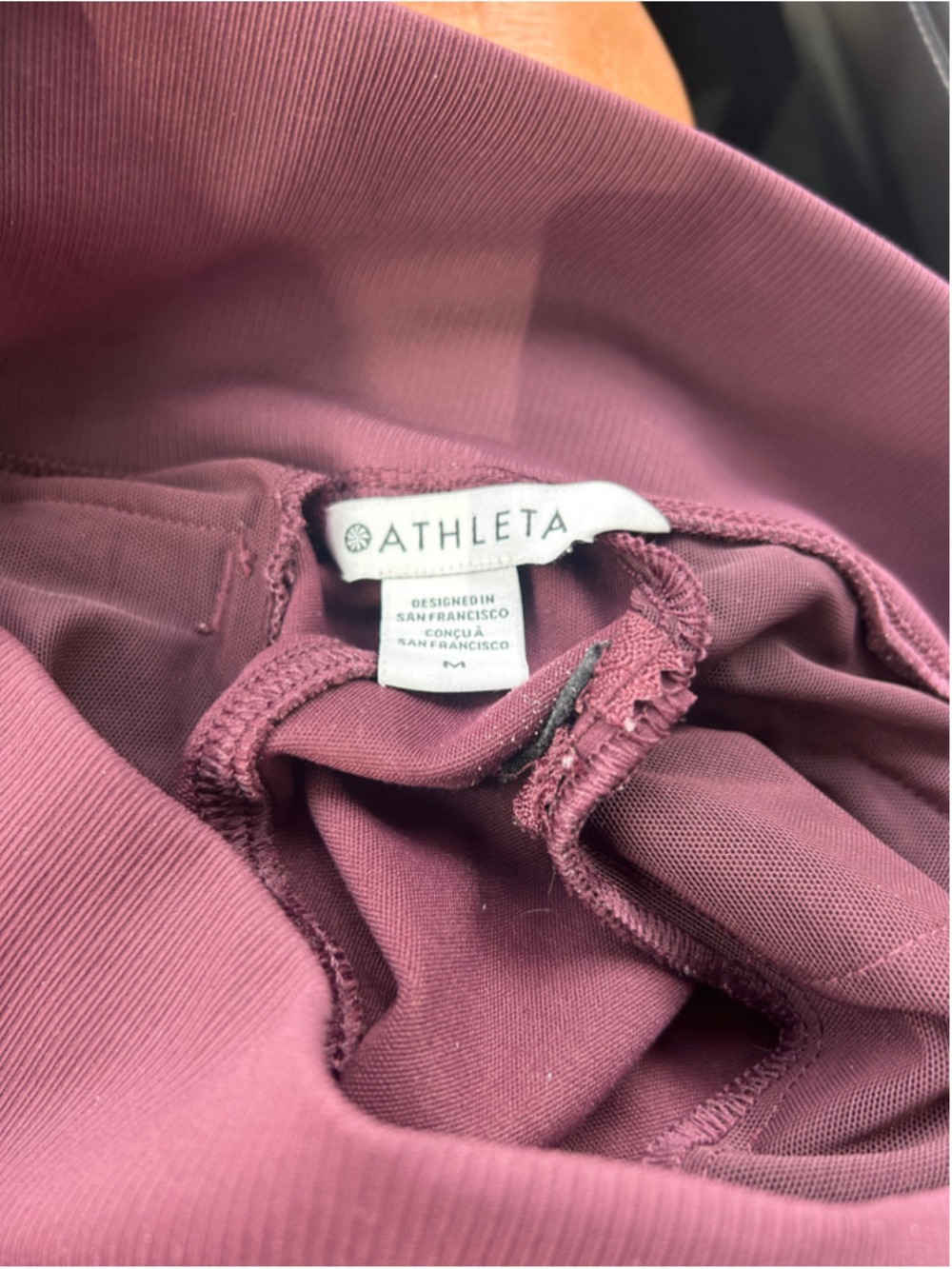 Women's Athleta Venice High Rise Joggers Size Medium, Garnet Athletic Pants - Picture 8 of 15